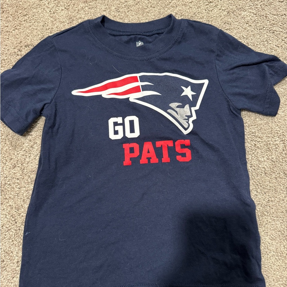 NFL Kids Navy Blue 'Go Pats' T-Shirt